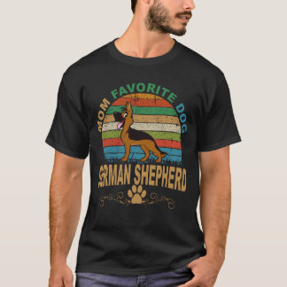 35 Mamma Favorit Hund Tysk Shepherd T Shirt