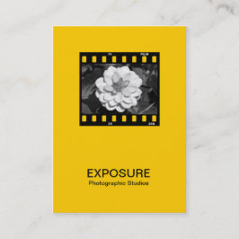 35 mm Film Ram 01 - Gult Visitkort