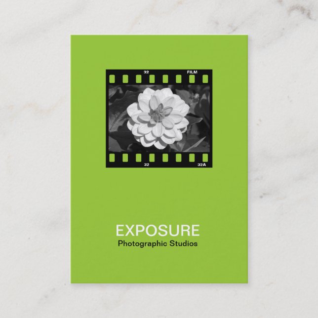 35 mm Film Ram 01 - Martian Grönt Visitkort (Framsida)