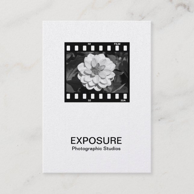 35 mm Film Ram 01 (Platinum) Visitkort (Framsida)