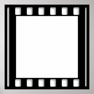 35 mm filmfilmmall för filmstjärnor Hollywood Poster