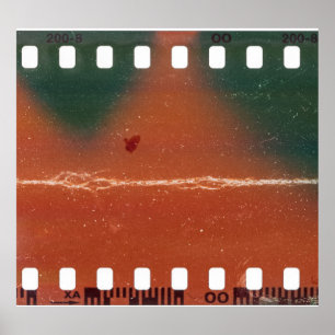 35 mm filmremsan startar, coolan repar sig. poster
