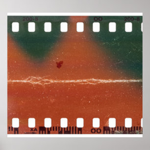 35 mm filmremsan startar, coolan repar sig. poster
