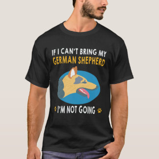35 Om jag inte kan ta med min tyska herde så åker T Shirt
