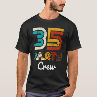 35 Party-besättningen 35 år gammal Vintage 1988 35 T Shirt
