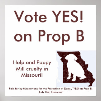 35-tums - JA! på Prop B-Poster Poster