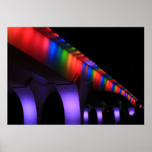 35 W Bridge Minneapolis - Gay pride Poster