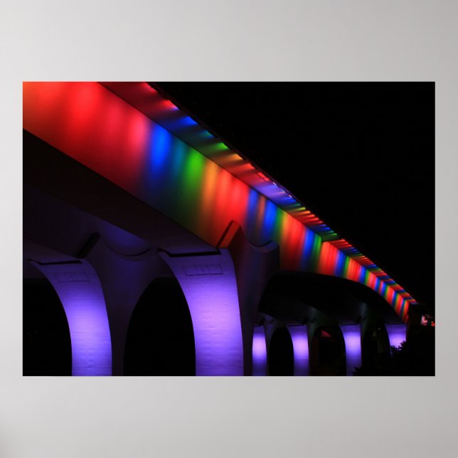 35 W Bridge Minneapolis - Gay pride Poster (Framsidan)
