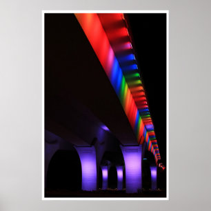 35 W Bridge Minneapolis - Gay pride Poster