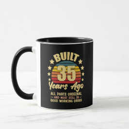35 Years Ago All Parts Original 35th Birthday Mugg