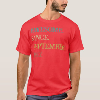 35 Years Old Funny Awesome Since September 1987 35 T Shirt