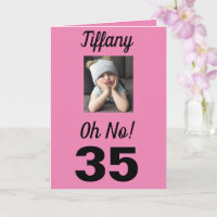 35e Birthday Åh nej! Funny Grumpy Girl