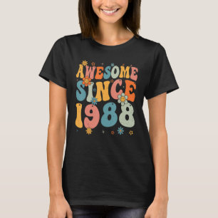35e Birthday Fantastisk sedan 1988 35 år gammal pe T Shirt