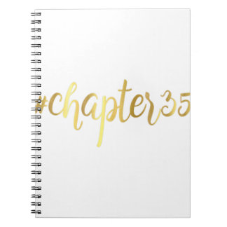 35e Birthday Gift Kapitel 35 Hashtag 35 Fem Anteckningsbok