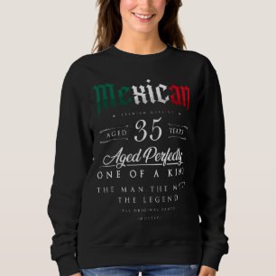 35e Birthday Gift Mexican Age 35 ÅRS Born I T Shirt