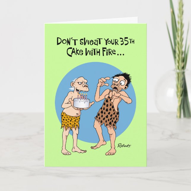 35e Birthday Kort (Framsida)