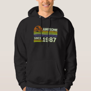 35e Birthday Manar Women Fantastisk Sedan 1987 35  Hoodie