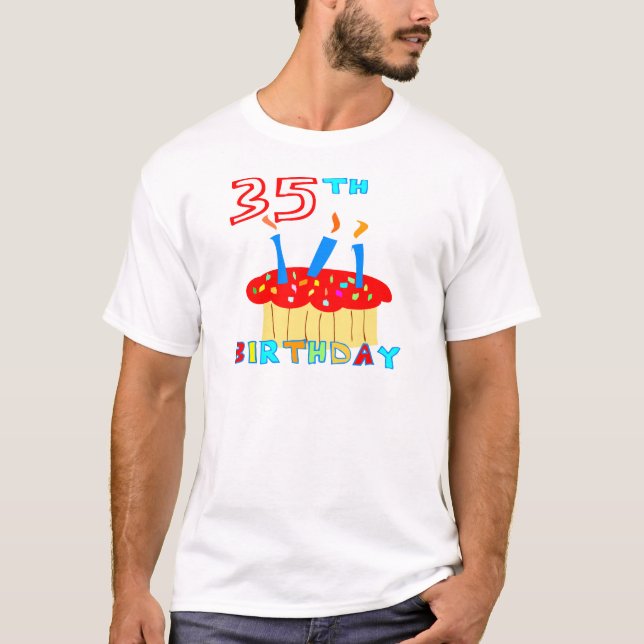 35e Birthday T-shirt (Framsida)