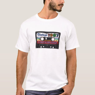 35e Birthday Vintage 1987 Manar Women Cassette Tap T Shirt