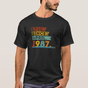 35e födelsedag i 35 år gamla Epic sedan april 1988 T Shirt