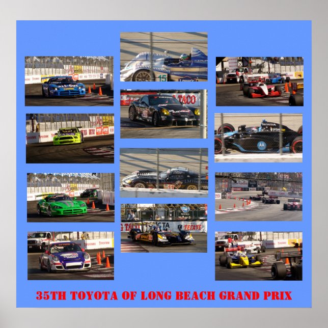 35e för Long Beach Grand Prix Poster (Framsidan)
