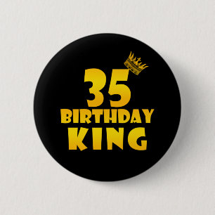 35ens födelsedag Gift i 35 år Kung Knapp