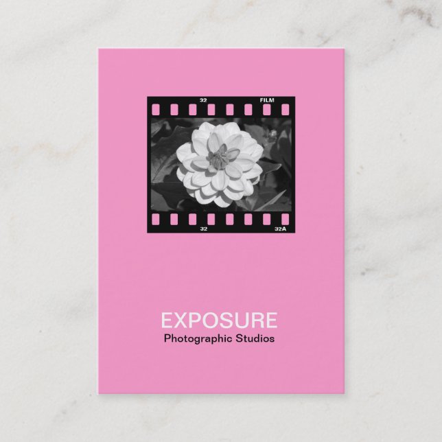 35mm filmar ram 01 - rosor visitkort (Framsida)