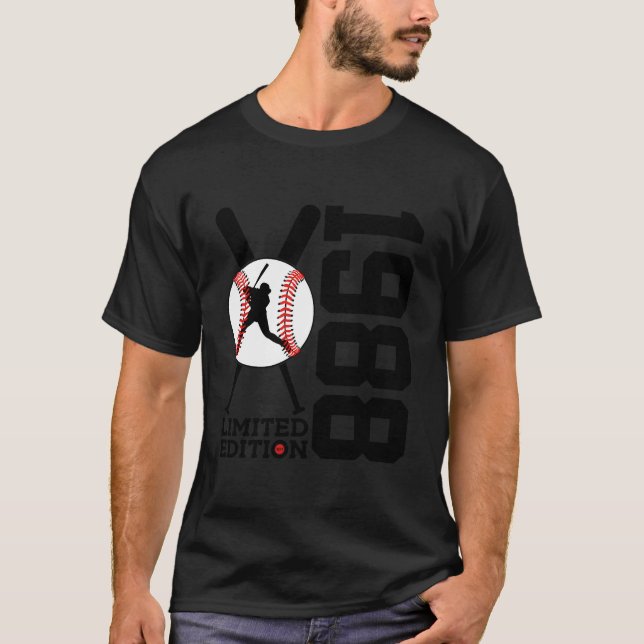 35Th Baseball 1988 T Shirt (Framsida)