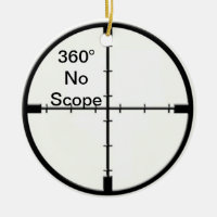 360 inga Crosshairs FPS för räckviddvideospelskämt