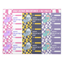 360 Retro-Valentineser Anteckningsblocket Tear Awa Anteckningsblock