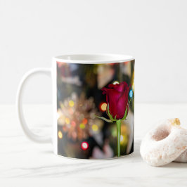 3620-Röd ros med Bokeh Kaffemugg