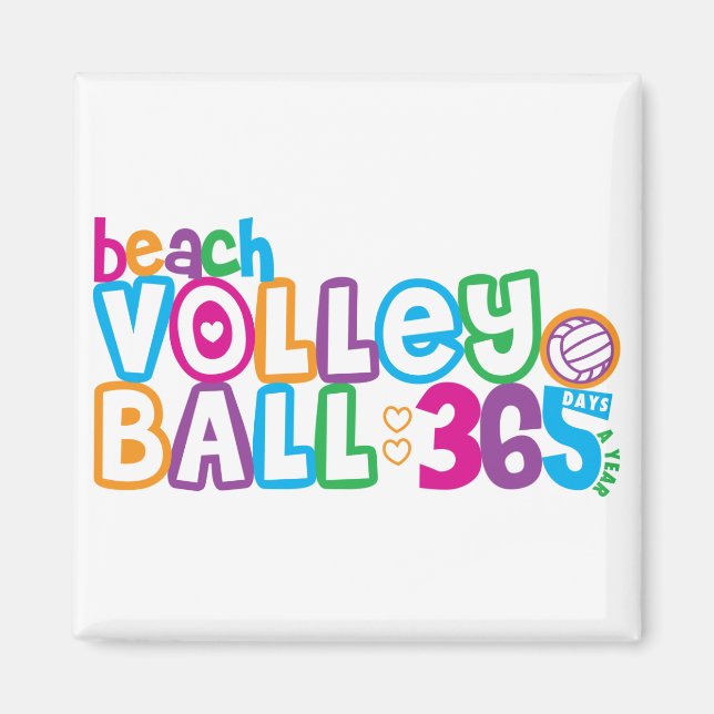 365 Beach Volleyball Magnet (Framsidan)
