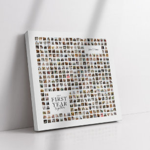 365 dagar Samla ihop vårt första år och behåll Canvastryck