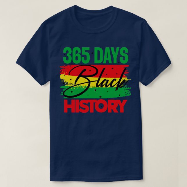 365 DAGAR SVART HISTORIUM T SHIRT (Design framsida)
