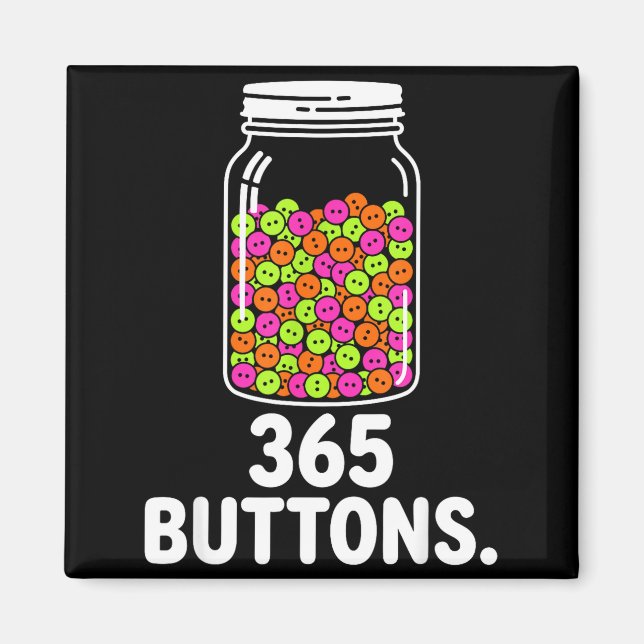 365 knappar burk meme ominriktning spårningsmål  magnet (Framsidan)