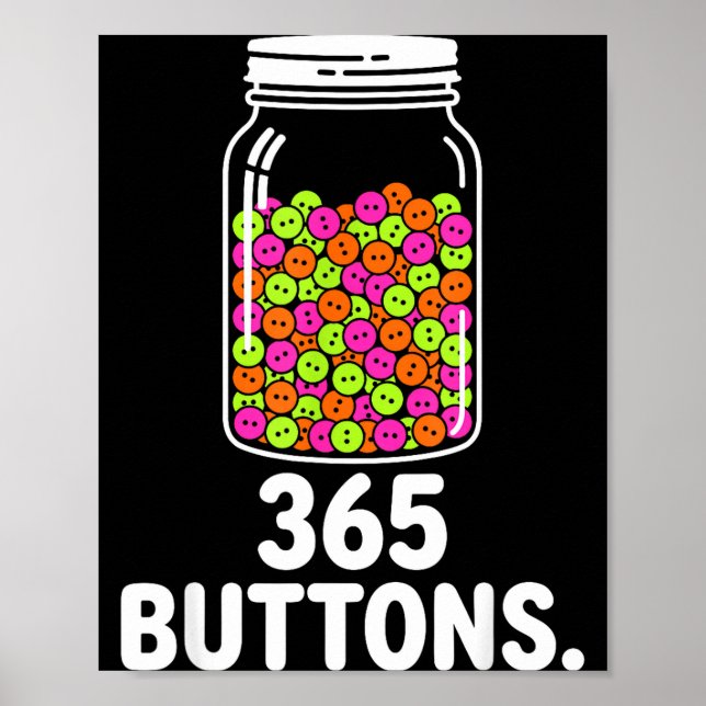 365 knappar burk meme ominriktning spårningsmål  poster (Framsidan)
