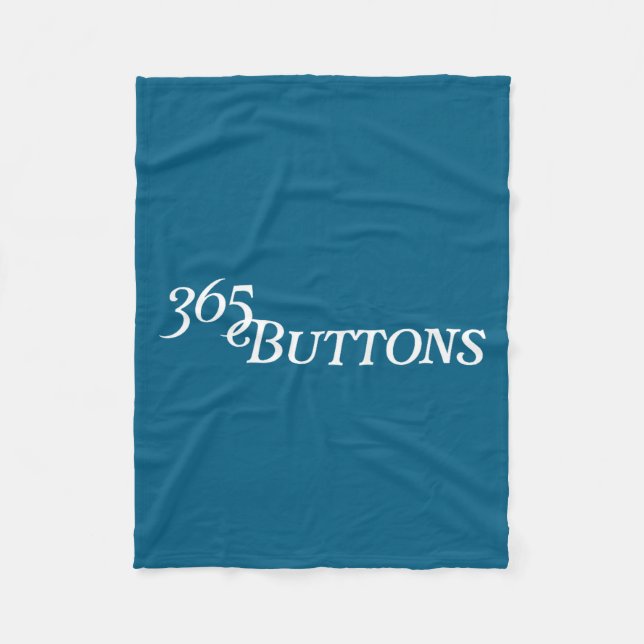 365 Knappar Gen Z Meme Illustration Fleecefilt (Framsidan)
