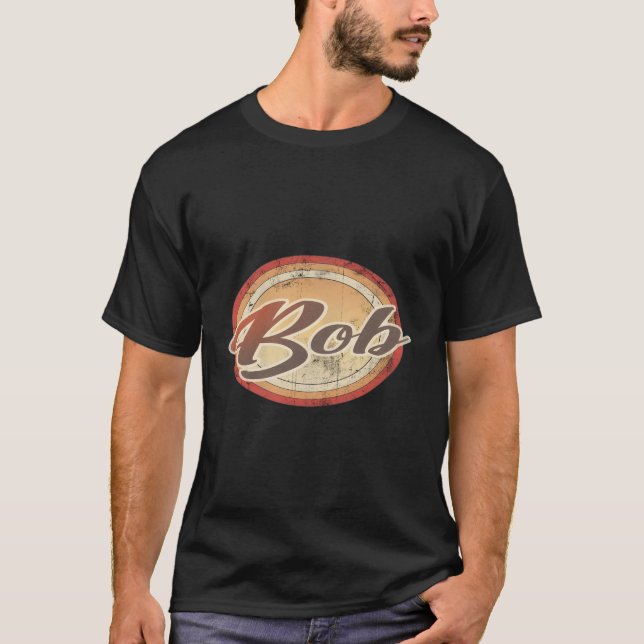 365 Namn Bob Personlig T Shirt (Framsida)