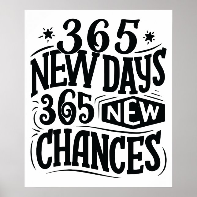 365 nya dagar 365 nya chanser poster (Framsidan)