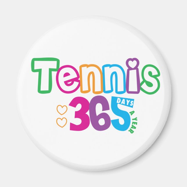 365 Tennis Magnet (Framsidan)