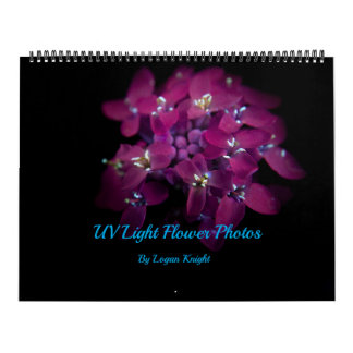 365NM UV-kalender för ljusblommiga fotografier Kalender
