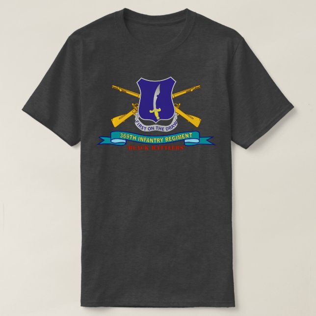 369:e infanteriregim, första docka, svarta knivar t shirt (Design framsida)