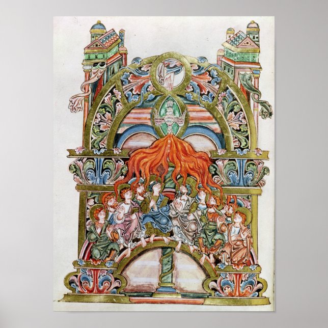 369 f.29v Pentecost Poster (Framsidan)