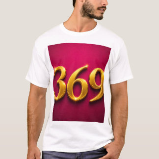 369 Guld Lyx Manifestation Nummer T Shirt
