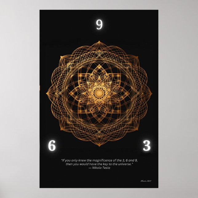 369 MANDALA WALL ART POSTER (Framsidan)