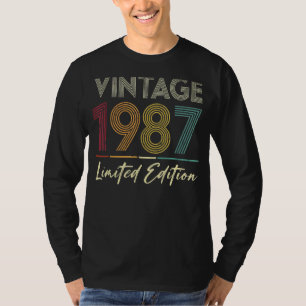36 Ålderdom 1987 36:e Vintagen T Shirt