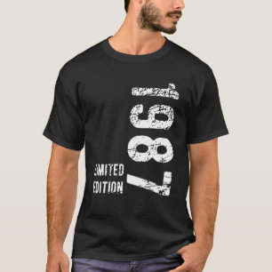 36 år gammal 1987 36:e födelsedagen t shirt