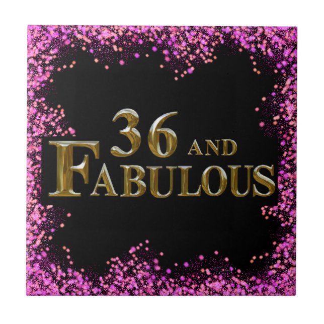 36-årsdag  kakelplatta (Framsidan)