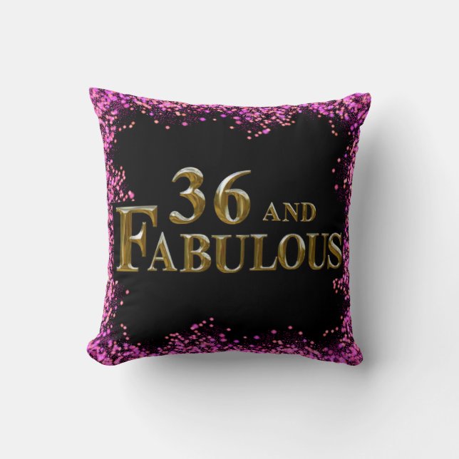 36-årsdag  kudde (Framsida)