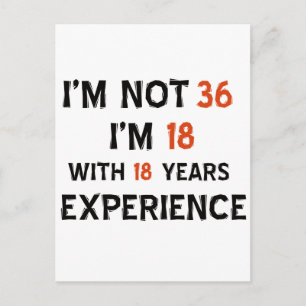 36-årsjubileum vykort